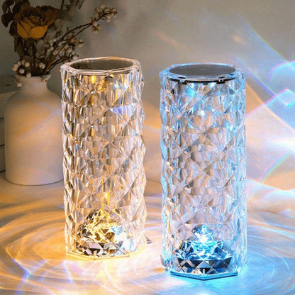 16 colors Touch Crystal Rose Lamp